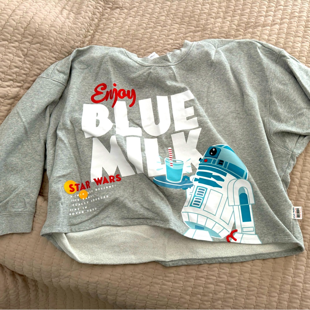 Star Wars oversized crop sweater